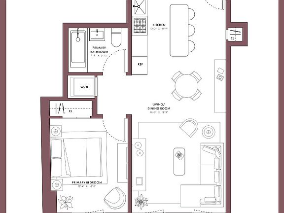 2nd image of 225 W 28th St APT 6H