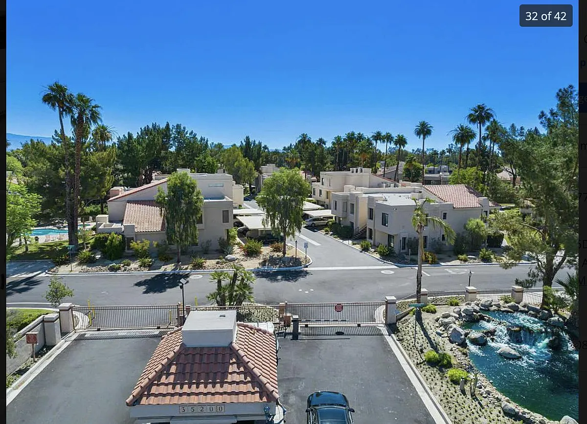 Aerial view of entrance - 35200 Cathedral Canyon Dr #H64