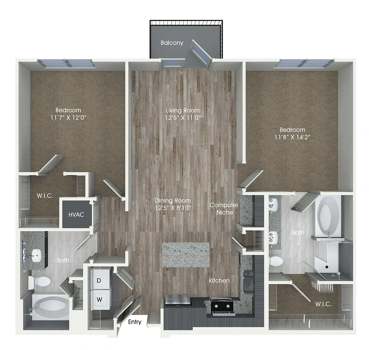 Floor plan B2