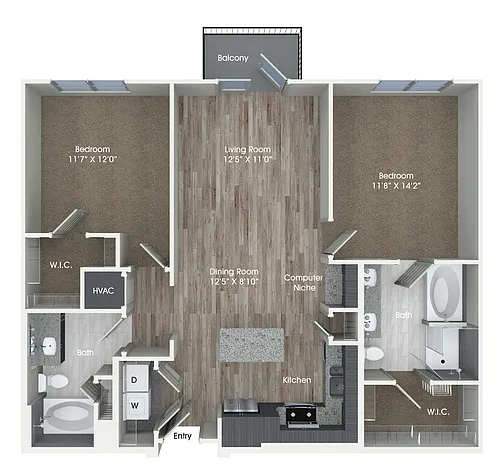 Floor plan B2