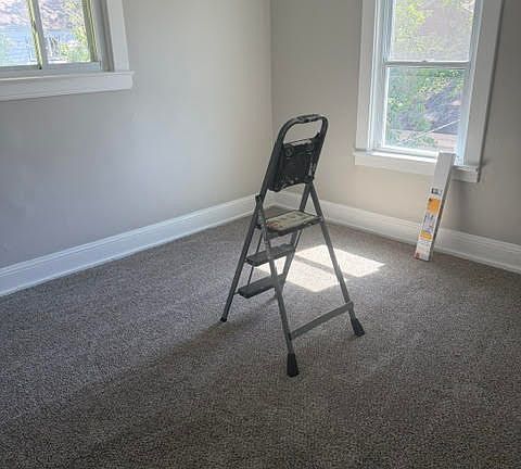 New carpet in bedroom