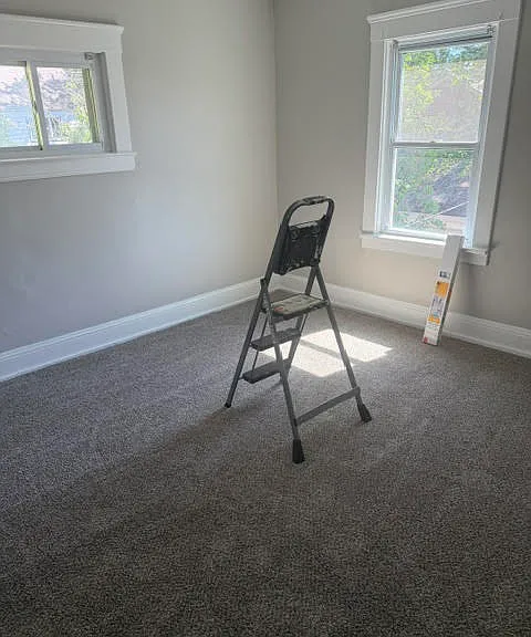 New carpet in bedroom