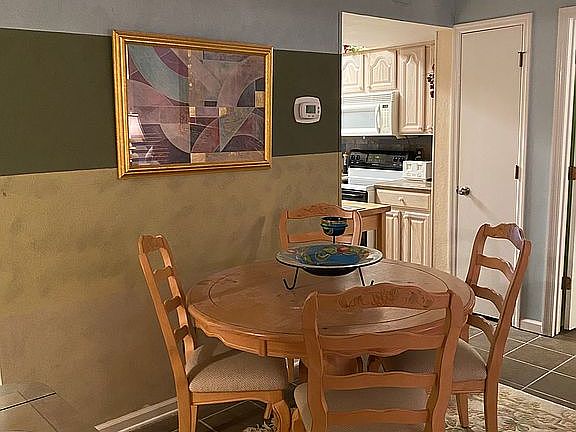 Dining area from front door