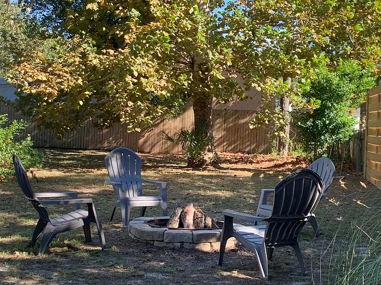 Back yard fire pit