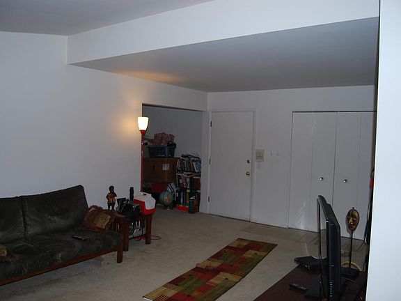 living room looking to door and study
