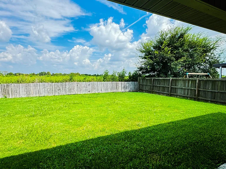 Big backyard