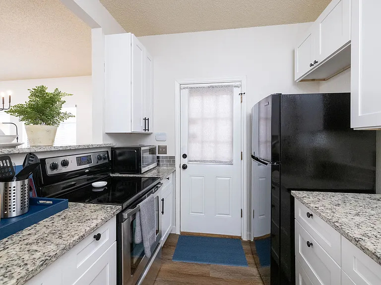 Fully stocked kitchen