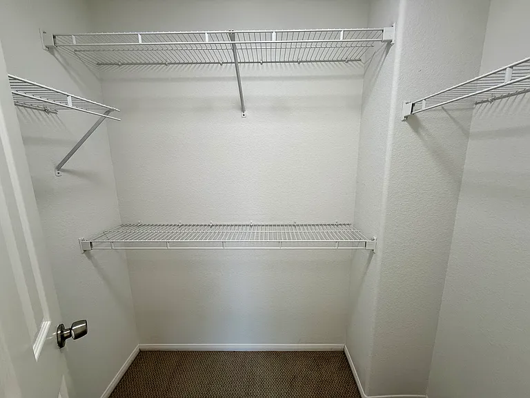 Master bedroom walk-in closet