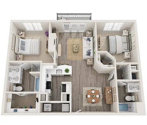 Floor plan Loebner