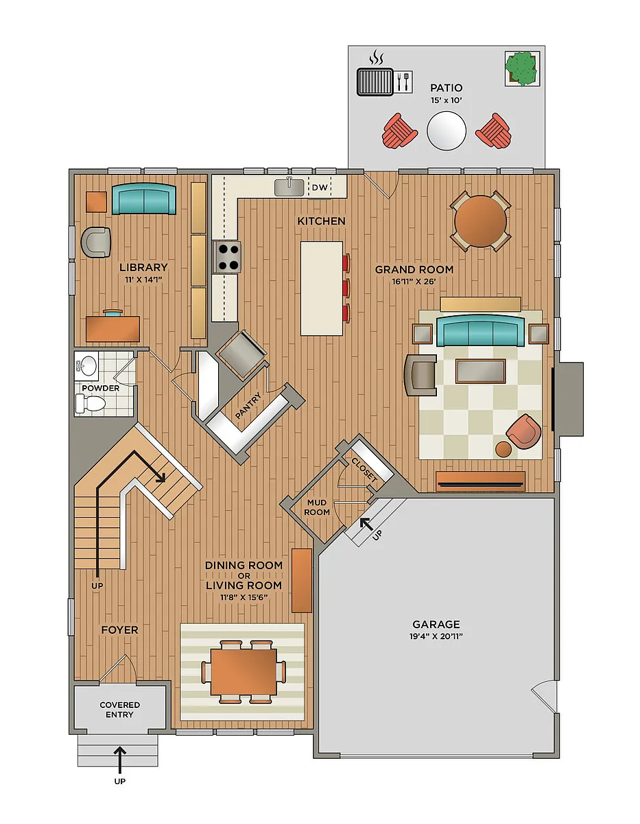 Floor plan The Beckham