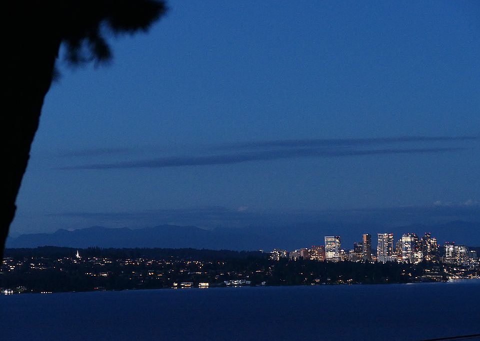 Dusk-- Bellevue skyline