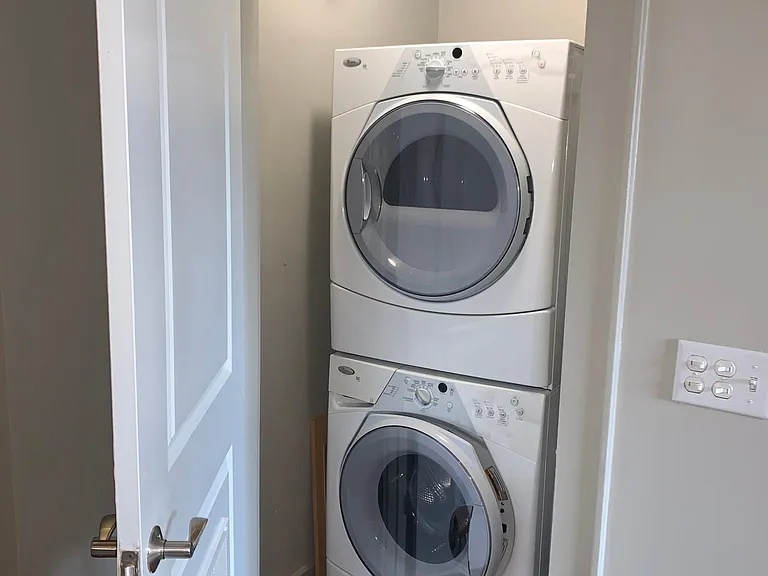 Stackable washer and dryer