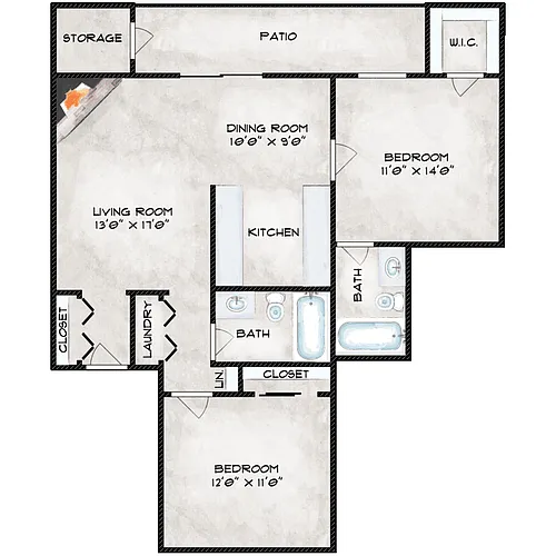 Floor plan B1