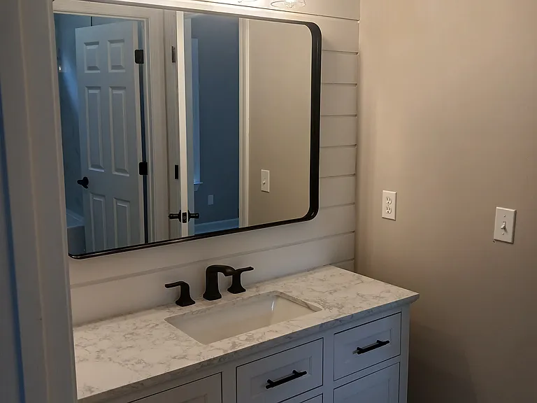 Jack and Jill bath separating bedrooms #2, #3