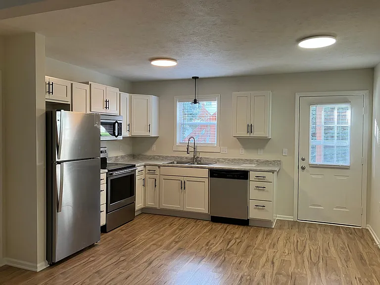 Remodeled kitchen with new appliances