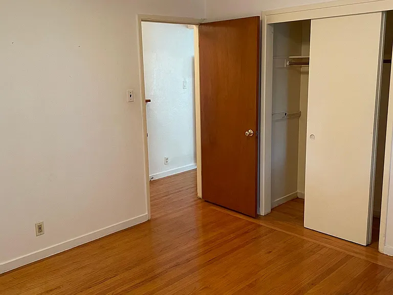 Bedroom view of hallway
