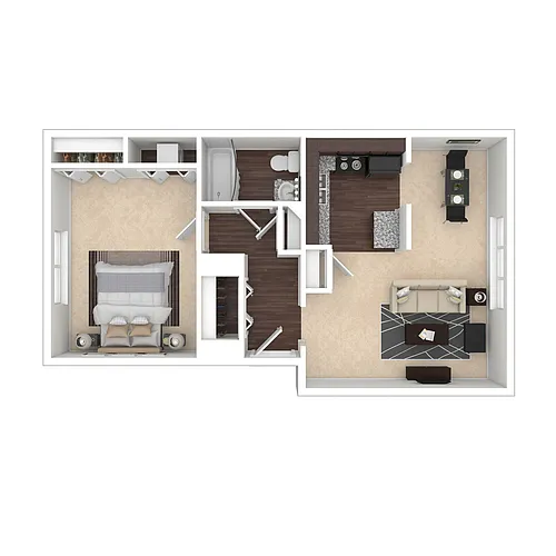 Floor plan 1X1