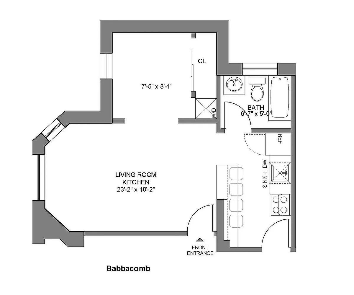 Floor plan Babbacomb