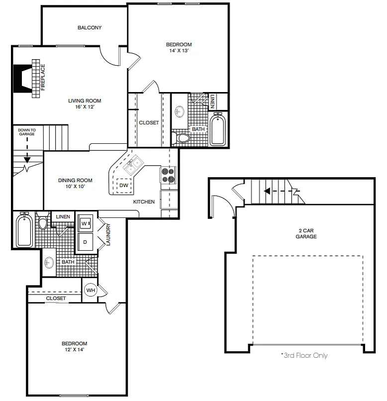 Floor plan Prestonwood