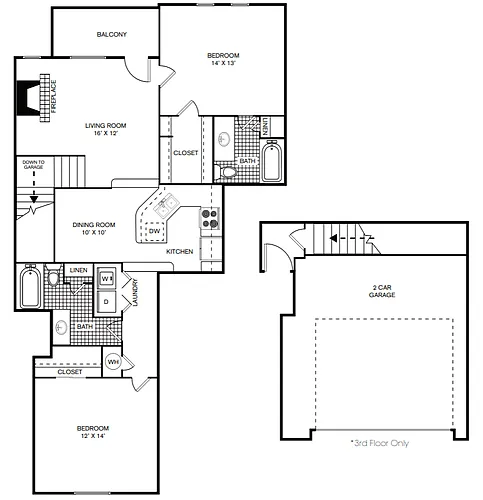 Floor plan Prestonwood