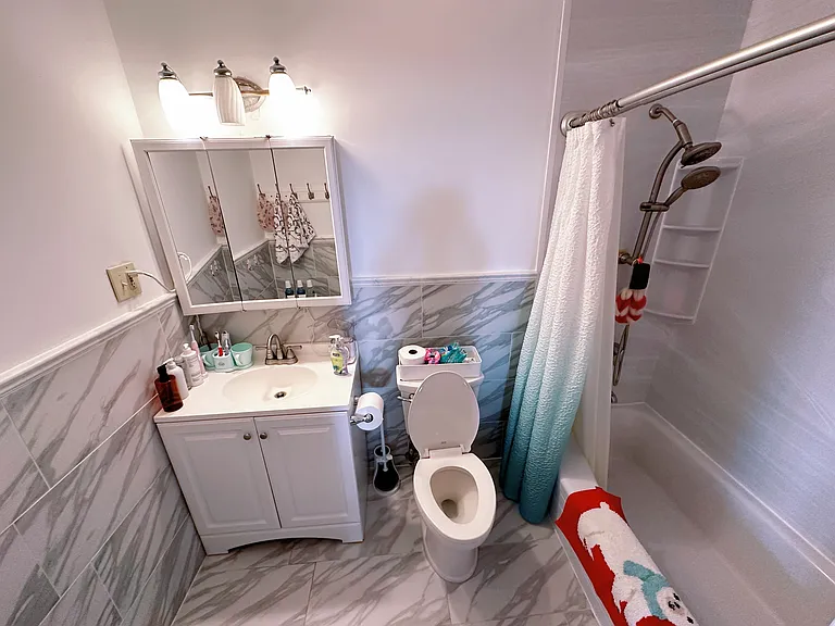 Renovated bathroom