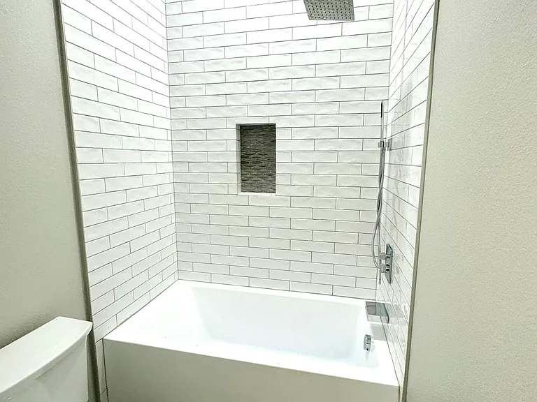 Hallway restroom