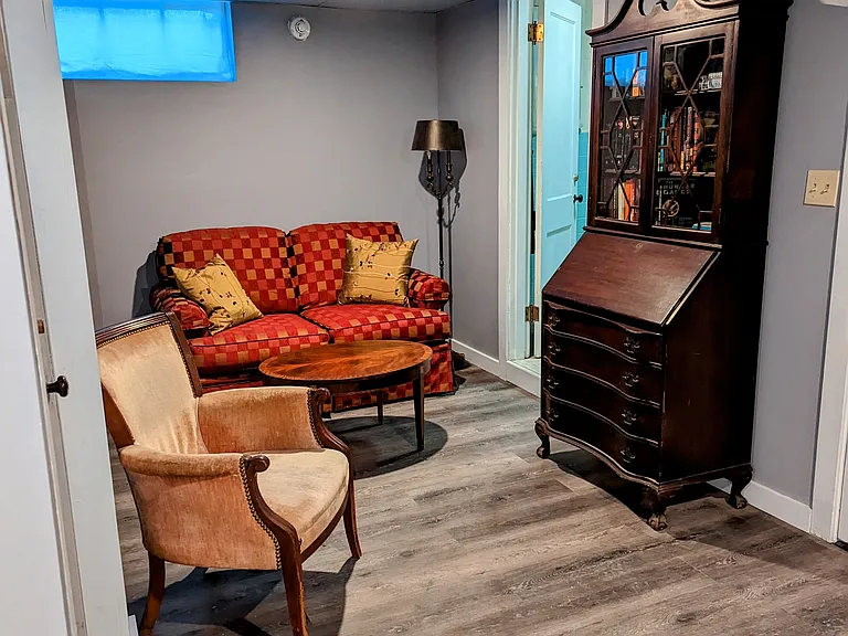 Living Room with Casement Window, Fully Furnished.