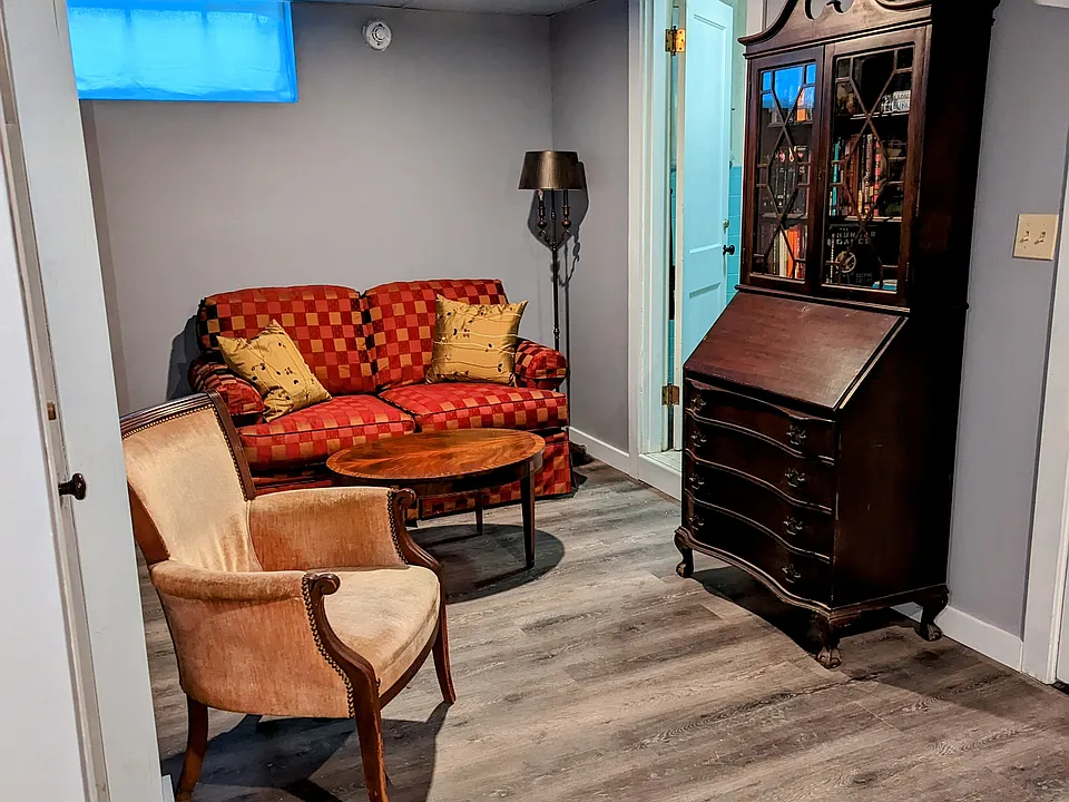 Living Room with Casement Window, Fully Furnished.
