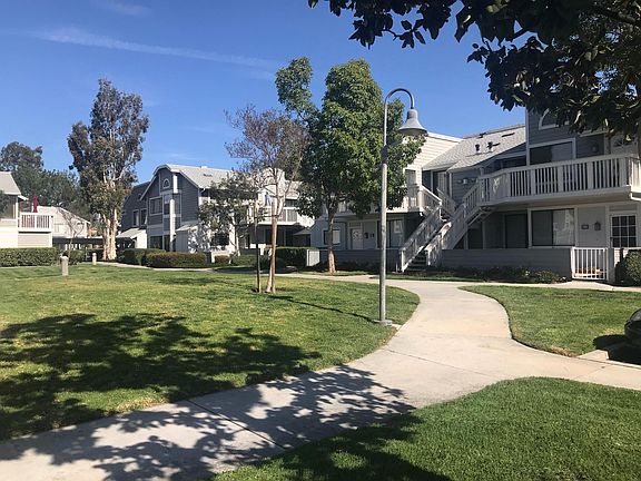 Open area in front of condominium