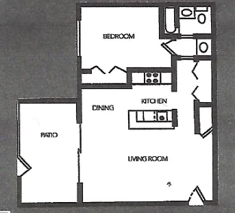 Floor plan 1X1