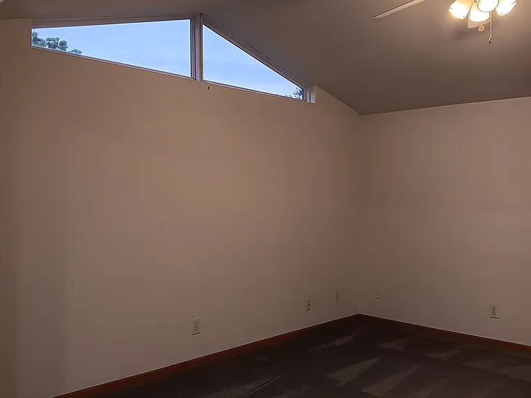 Living Room with vaulted ceiling