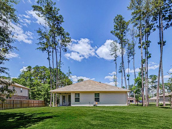 View of patio from back yard