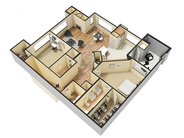 Floor plan Whitebrush