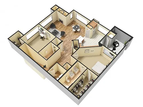 Floor plan Whitebrush