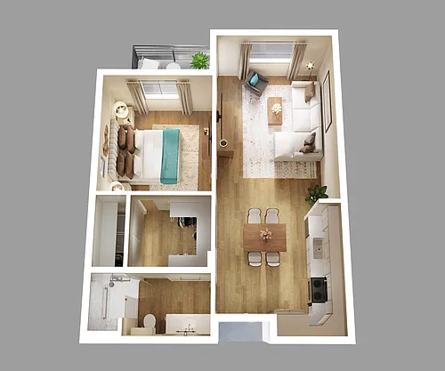 Floor plan Rose