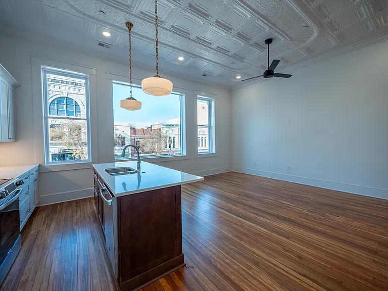 Kitchen and Living Room
