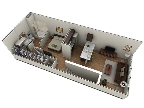 Floor plan Studio Grand Overlook