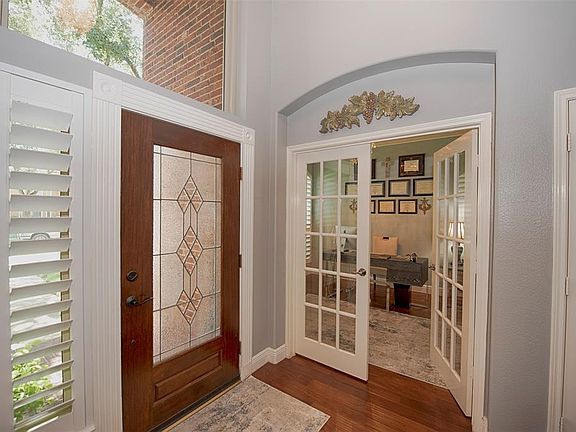 The entrance to the study.