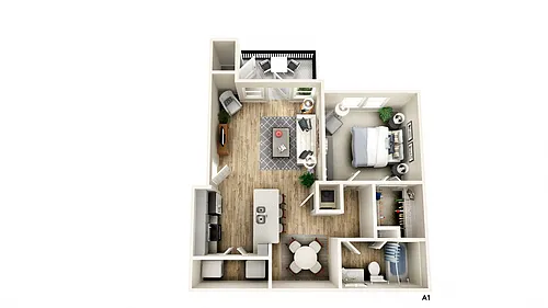 Floor plan A1