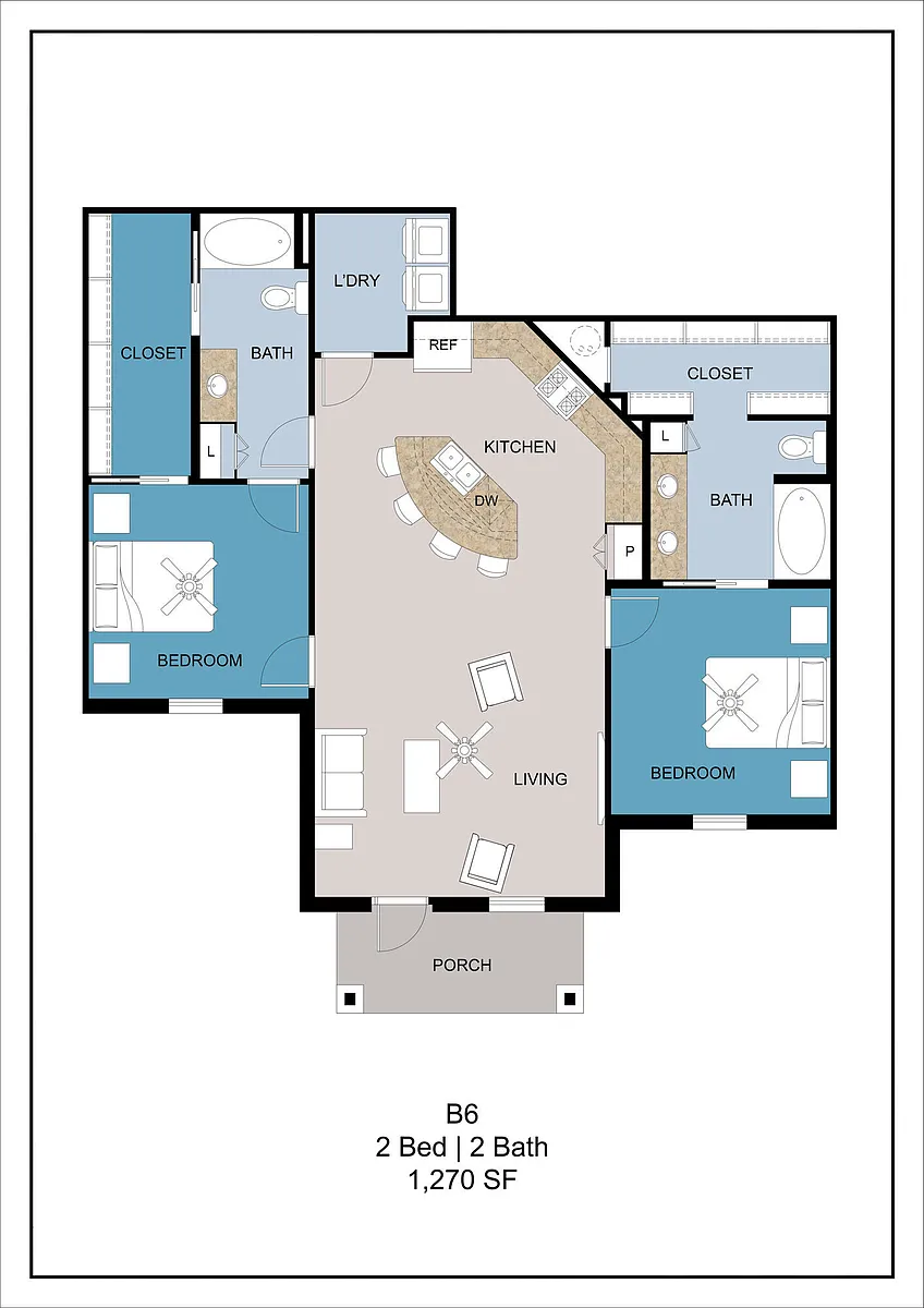 Floor plan B6