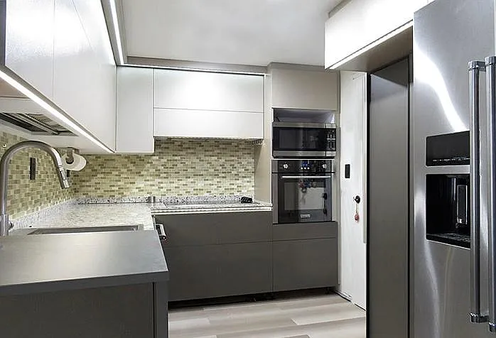 Kitchen with new appliances
