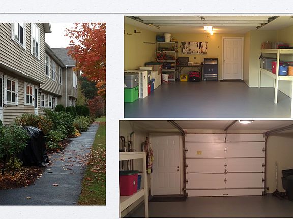 back door entrance & garage