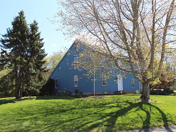 Corner lot, picturesque home setting.