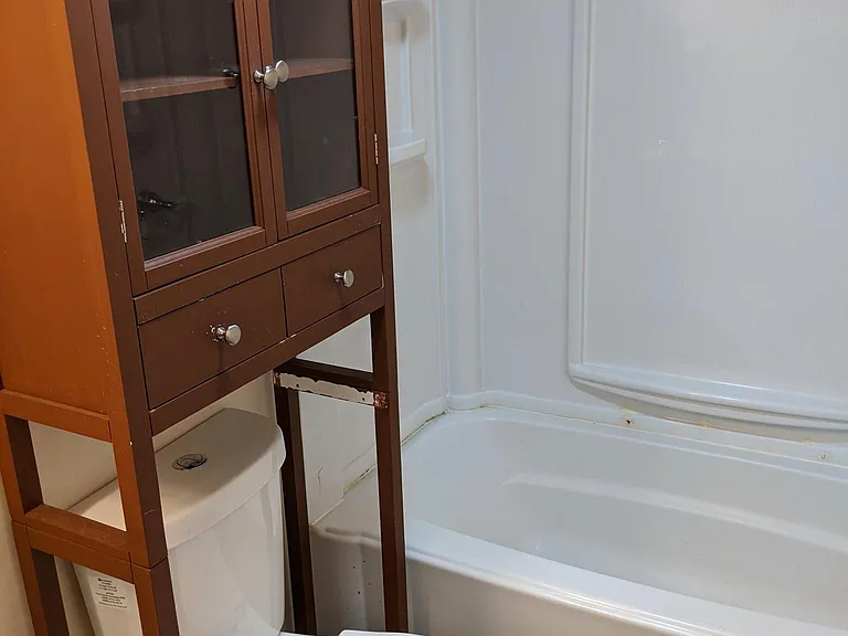 Commode, Cabinet, Tub