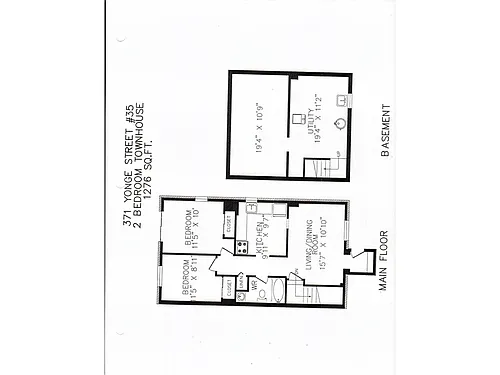 Floor plan 2 Bedroom