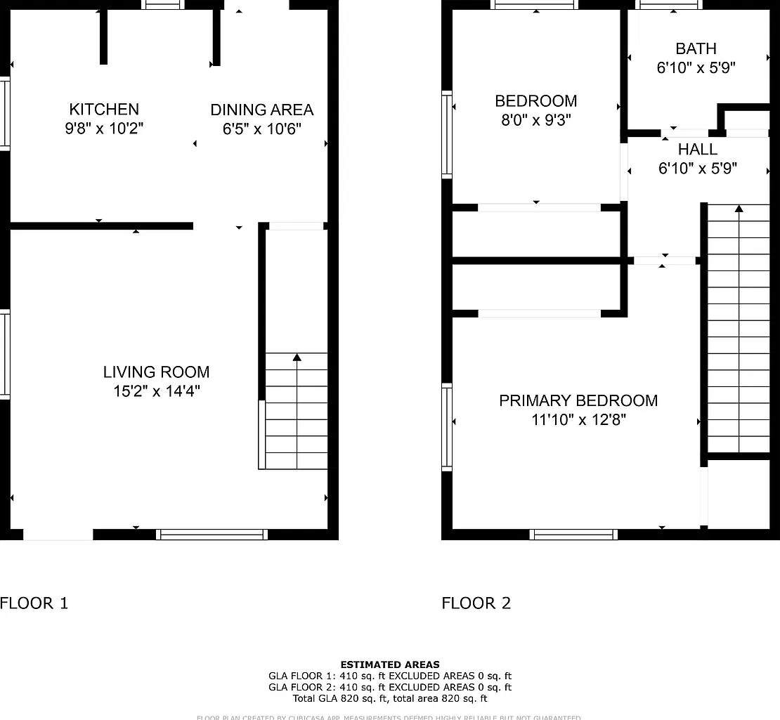2 Bed, 1 Bath Townhouse — Photo 2