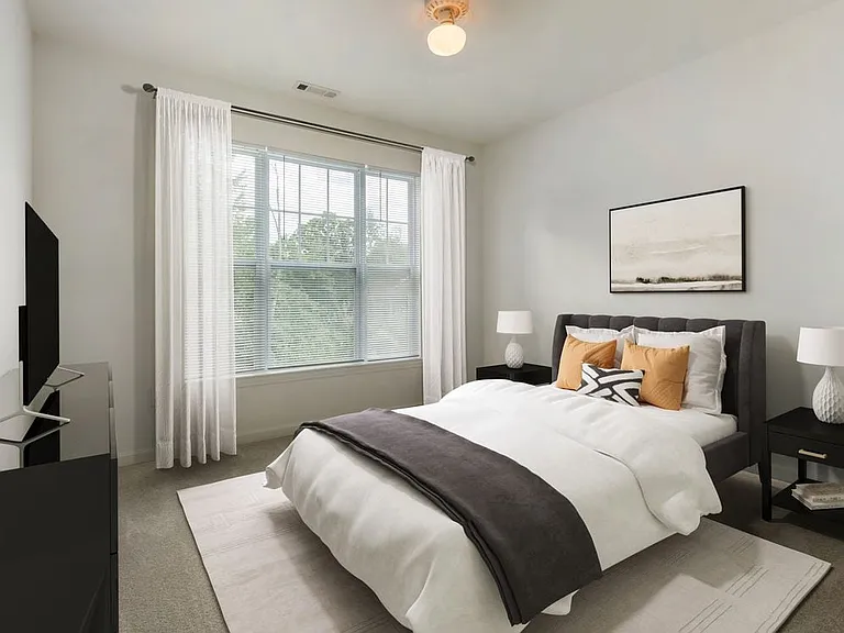 Classic Package III bedroom with carpet
