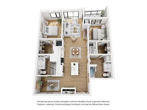 Floor plan BD1-1277 Den