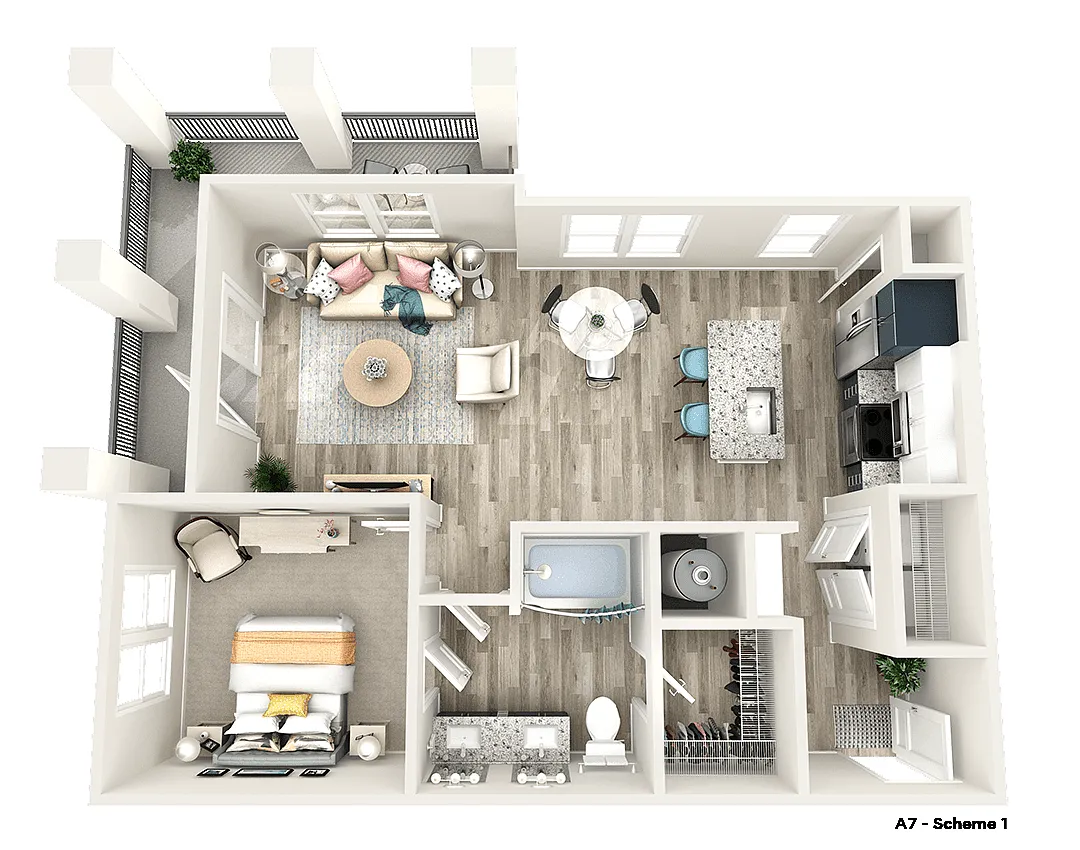 Floor plan A7
