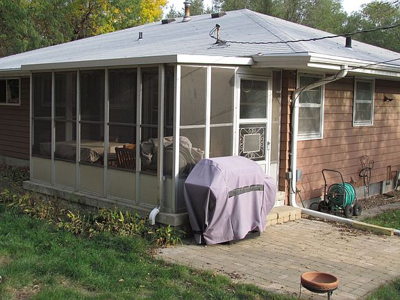 Back patio and screen porch